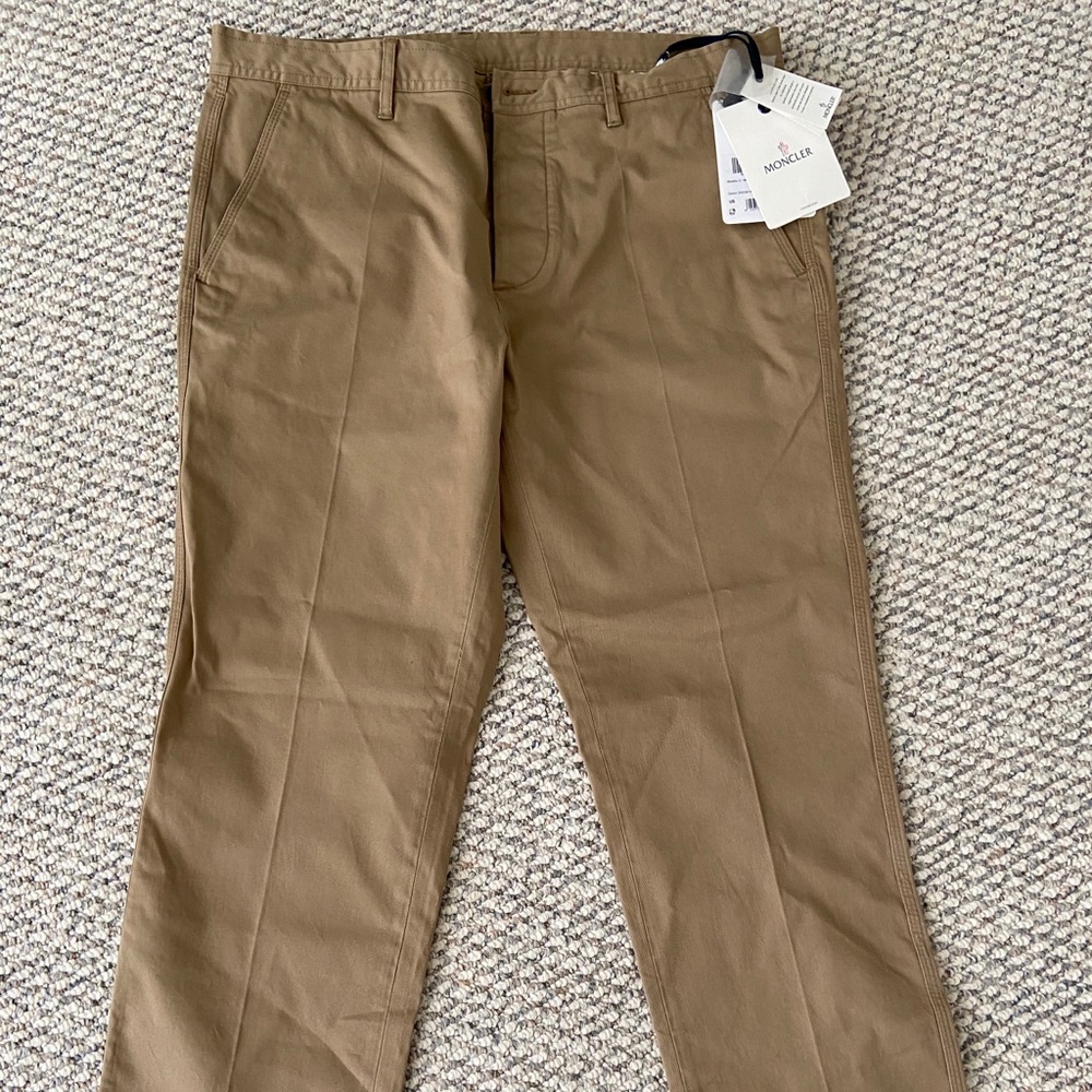 NWT 💯 Authentic Moncler khaki pants